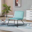 Poltrona Imbottita 55x69x68 cm in Velluto Verde