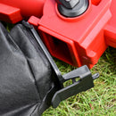 Soffiatore Aspiratore Elettrico con Trituratore e Sacco 45L Rosso