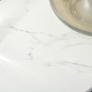 Tavolino 60x28x53 cm con Mensola Rimovibile Bianca