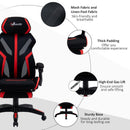 Sedia da Gaming Ergonomica 65x65x119-129 cm in Similpelle Nera