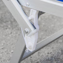 Set 2 Lettini Prendisole da Giardino in Alluminio Vandi Tortora