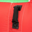 Castello Giostra Gonfiabile Natalizia 290x280x220 cm con Scivolo e Accessori Multicolore