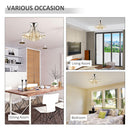 Lampadario Moderno a Gocce in Cristallo 80x25xx20 cm E14 40W Base in Acciaio Argento