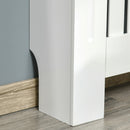 Copritermosifone 78x19x83 cm in MDF e Legno Truciolare Bianco