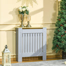 Copritermosifone 78x19x83 cm in MDF e Legno Truciolare Grigio