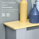 Copritermosifone 78x19x83 cm in MDF e Legno Truciolare Grigio