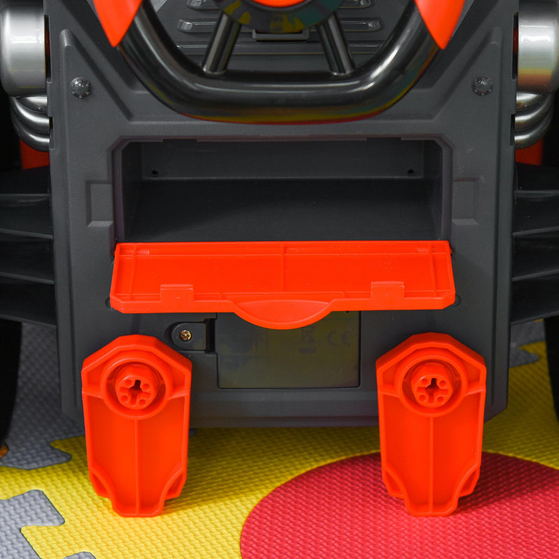 Officina Camion Giocattolo per Bambini 40x39x47 cm con 61 Accessori Arancione