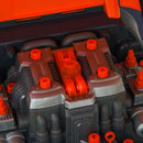 Officina Camion Giocattolo per Bambini 40x39x47 cm con 61 Accessori Arancione