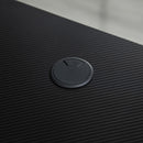 Scrivania da Gaming 120x60x74,5 cm in Truciolare e Acciaio Nero