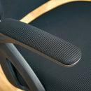 Sedia Poltrona Operativa da Ufficio in Tessuto a Rete Nero