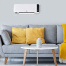 Stufa Elettrica da Parete 56x18,5x11,5 cm con Telecomando Bianco