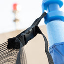 Trampolino Tappeto Elastico Ø370x275 cm in Acciaio con Rete e Bordo Imbottito Blu e Nero