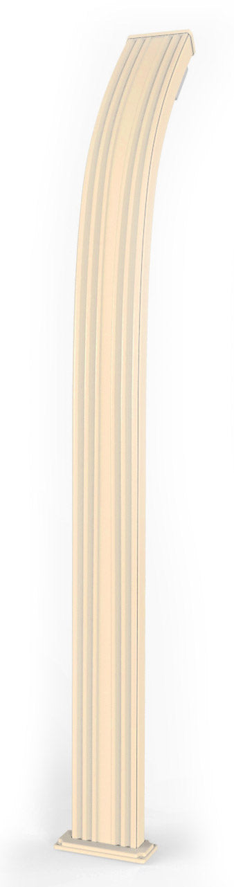 Doccia Solare da Esterno Giardino 30L Miscelatore e Lavapiedi Arkema Spring Champagne Bronze online