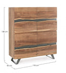 Credenza 2 Ante 118x45x138h cm Aron 