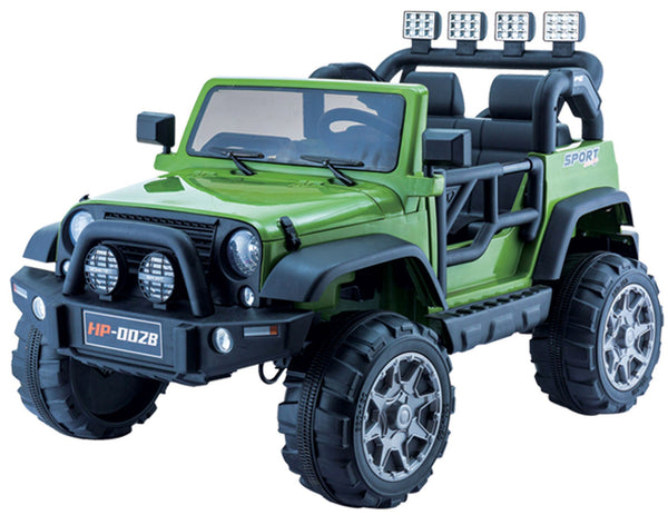 online Elektroauto für Kinder 12V 2 Sitze Kidfun Offroad Grün