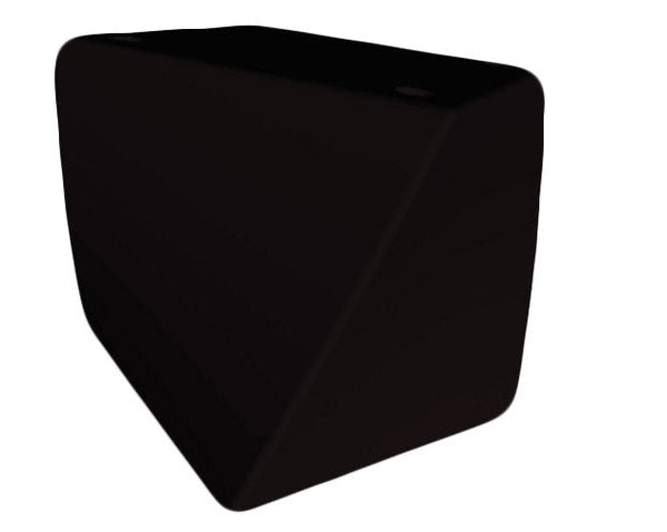 sconto Pouf da Giardino 45x45 cm in Resina Arkema Twisty Pouf Antracite