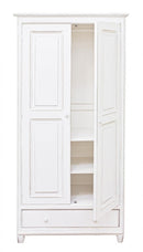 Mobile Armadio 90x55x190 cm 2 Ante 1 Cassetto Colette