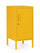 Comodino 1 Anta 40x35x76 cm Cambridge in Acciaio Giallo