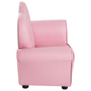 Poltroncina Mini per Bambini 59x41,5x49 cm in PVC Rosa