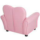 Poltroncina Mini per Bambini 59x41,5x49 cm in PVC Rosa