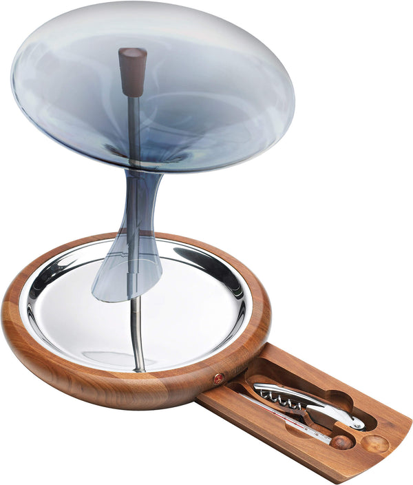 online Alexander Weindekanter mit Sockel und Zubehör aus Holz und Stahl