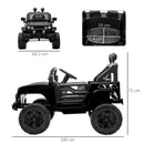Macchina Elettrica per Bambini 12V Nera