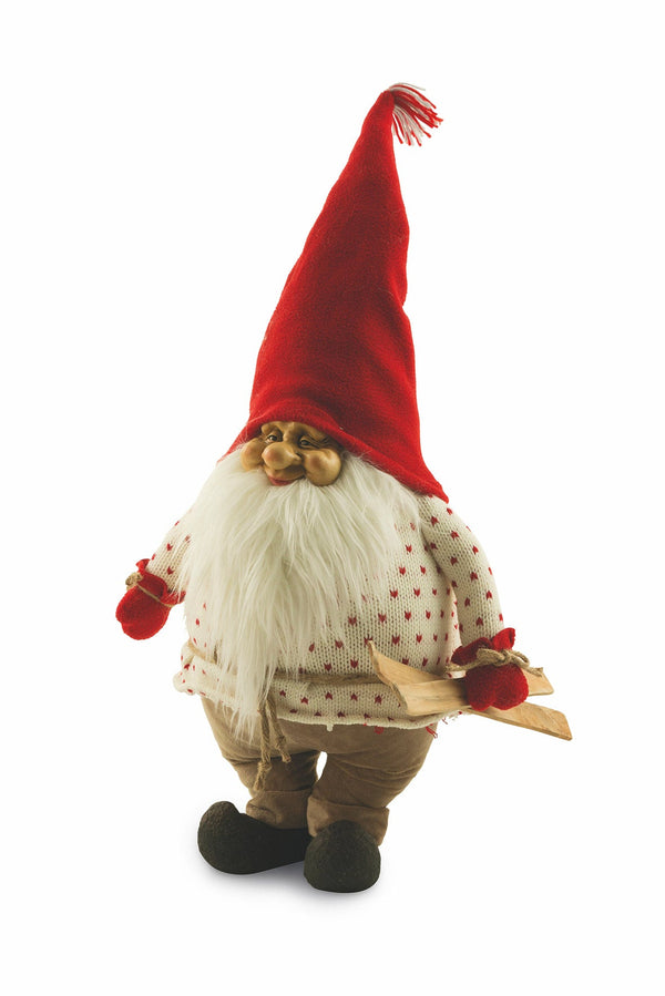 prezzo Großer Gnom aus Stoff 36x26xH80 cm Soriani