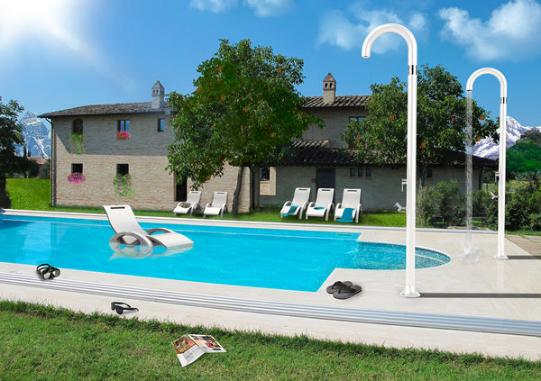 acquista Doccia da Esterno Giardino Miscelatore e Lavapiedi Arkema Funny Yin Cherry