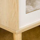 Cuccia per Gatti 40x40x50 cm in Legno Rovere