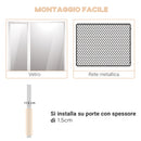 Gattaiola Ø30x4P cm per Vetro Rete e Porta Bianca