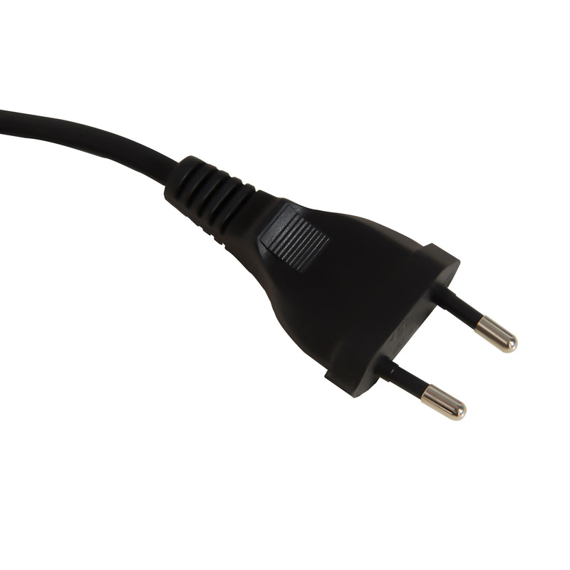 Lampada da Terra 42x24x178 cm 2 Paralumi E14 E27 Nera