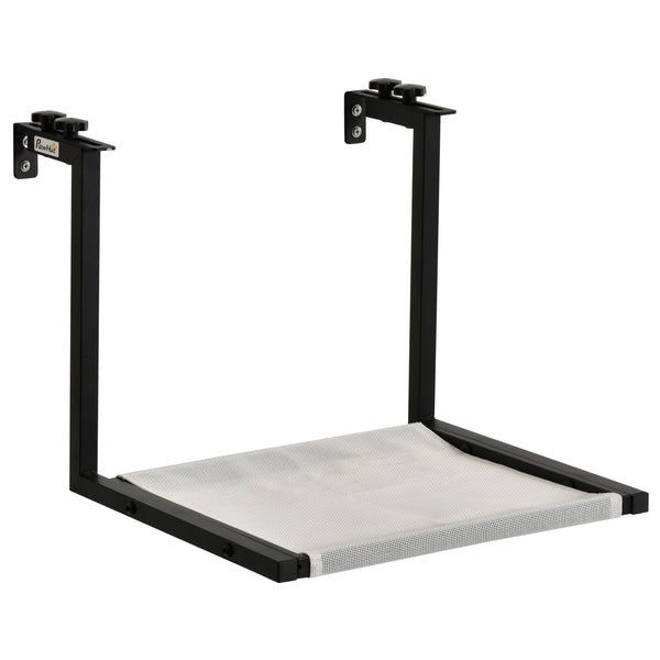 acquista Wandhängematte für Katzen 42,5x54x34 cm in schwarzem Stoff