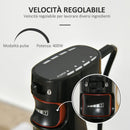 Frullatore ad Immersione Mixer Cucina 4 in 1 1000W con Accessori Argento e Nero