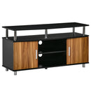 Mobile TV 105x40x55 cm per TV fino a 45 Nero e Marrone