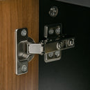 Mobile TV 105x40x55 cm per TV fino a 45 Nero e Marrone