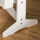 Armadio Portagioie a Specchio 35,5x30x142,5 cm Inclinazione Regolabile Bianco