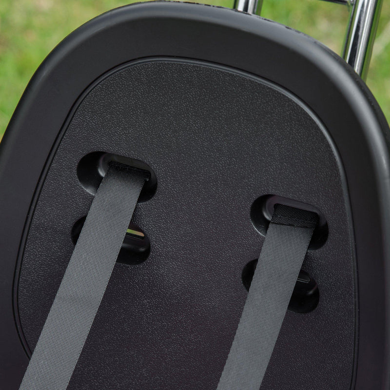 Passeggino Triciclo 100x48x106 cm con Sedile Girevole 360° Verde