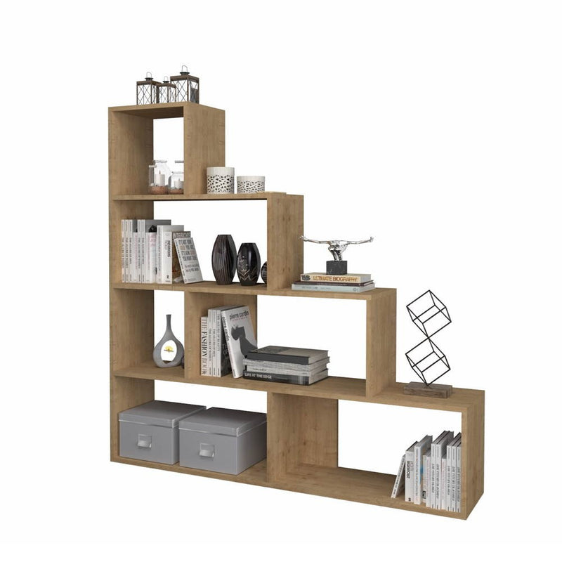 Libreria a scala Alis 145x145 cm rovere