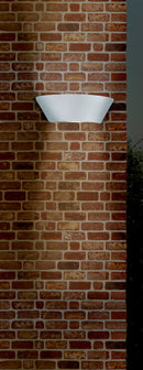 Applique da Esterno a LED in Pressofusione di alluminio Bianco Opaco