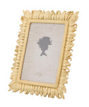 Cornice Glam Petalo 23x1,7x28 cm in Resina Oro