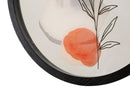 Orologio da Muro Flower 1 Ø 40x3,5 cm in Ferro e Vetro
