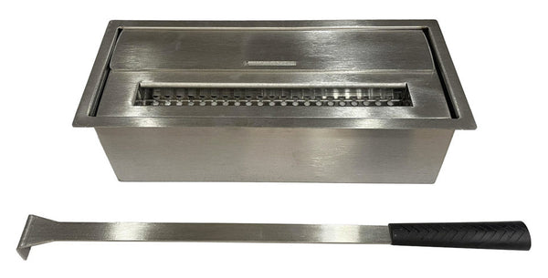 Bio Ethanol Brenner für Kamine 1,5L 30x12,5x8,5 cm in Stahl online