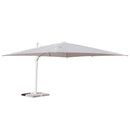 Ombrellone Decentrato da Giardino 2x3m in Alluminio Panna