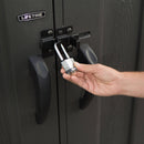 Casetta Box da Giardino Porta Utensili 238x223 cm in Polietilene Grigio