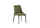 Set 4 Sedie Ambra 48x58,5x89 cm in Tessuto Easy-Clean Verde       