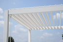 Pergola da Giardino 3x3m in Alluminio Bianca