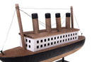 Modellino Barca Motore 55x13 H 32 cm 