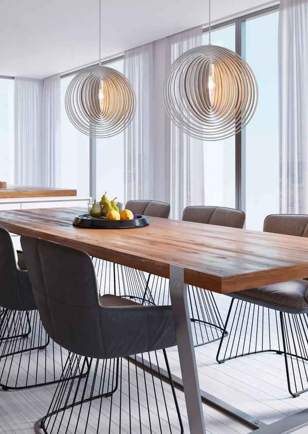 online Pendelleuchte für den Innenbereich E27 in Naturholz Holzfarbe