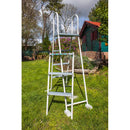 Piscina Rotonda Fuori Terra Ø350xh120 cm in Acciaio e PVC Gre Finlandia