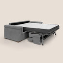 Divano Letto 3 Posti 240x100x95 cm in Tessuto Grigio